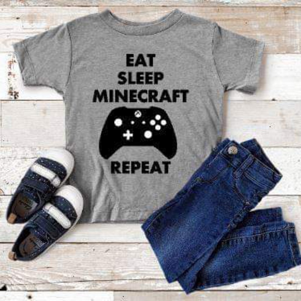Minecraft youth tee